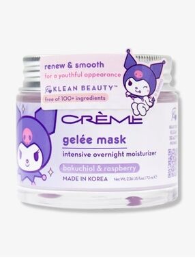 $11 When Bundled! The Crème Shop x Sanrio Kuromi Klean Beauty Gelee Mask